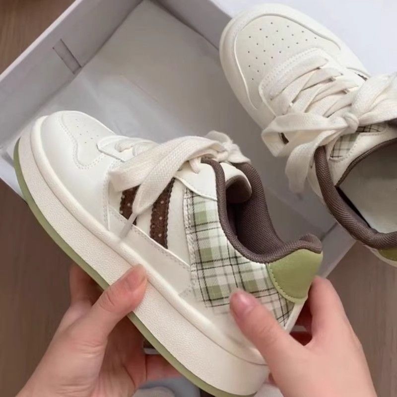 Damen Komfortable Sneakers mit modischem Karomuster Echo Archiv