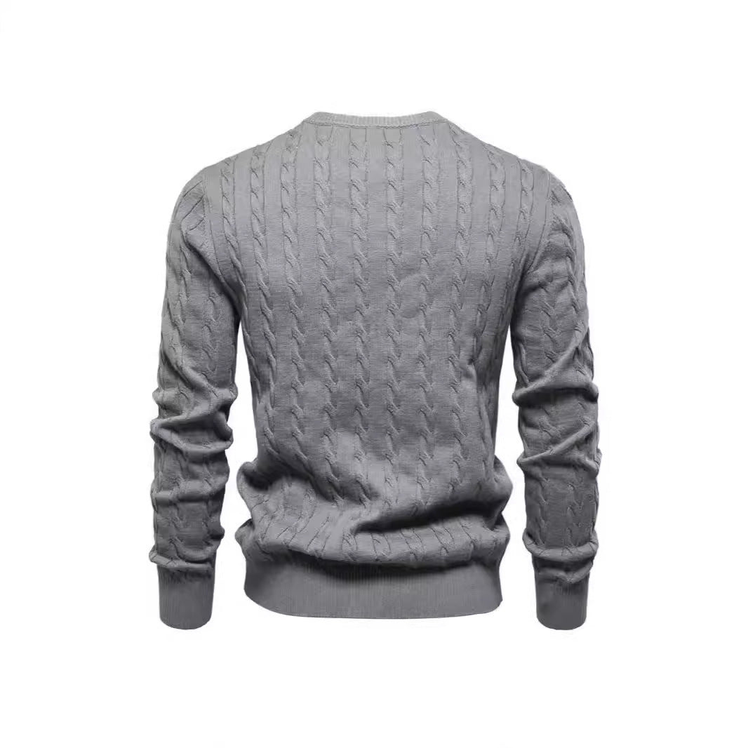 Herren Gemusterter Strickpullover Echoarchiv