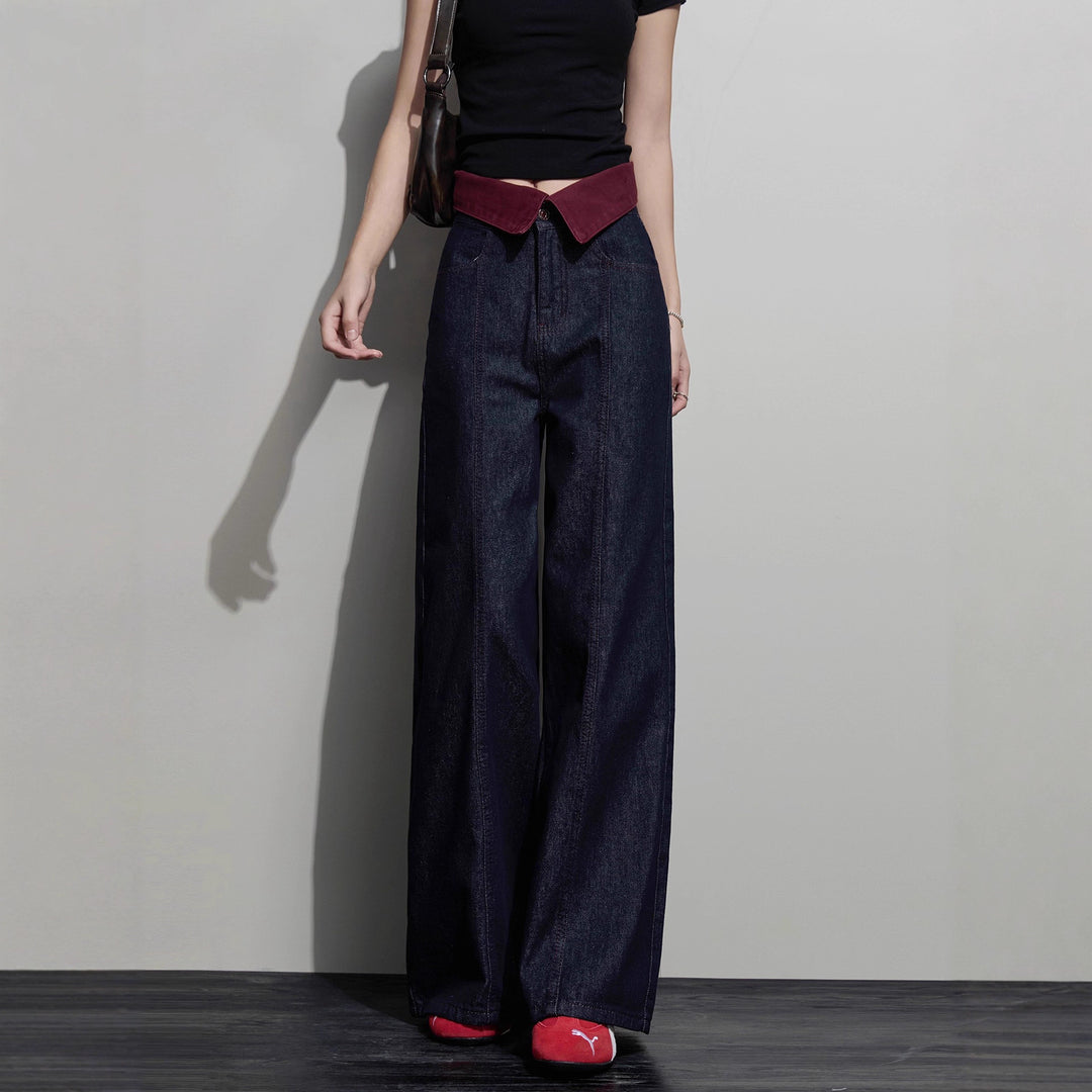 Damen Weit geschnittene Jeanshose Echoarchiv 1789268673