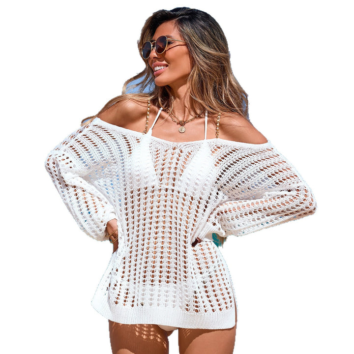 Damen luftiger Häkel-Strandpullover Echo Archiv