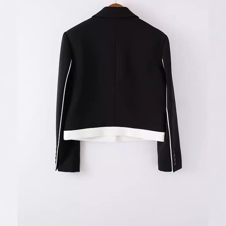 Damen Modischer Blazer mit strukturierter Oberfläche Echoarchiv