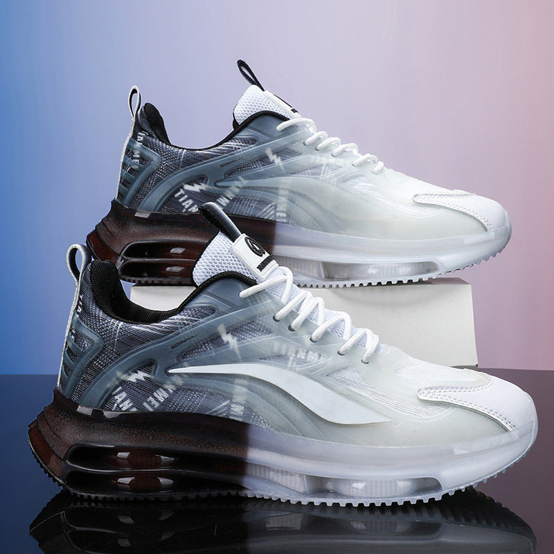 Unisex Futuristische luftgepolsterte leistungsorientierte Sneaker mit transparenter Sohle – Norré