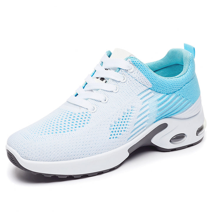 Damen nan atmungsaktive Strick-Sneaker mit Luftpolstersohle und gepolstertem Knöchelabschluss Echo Archiv
