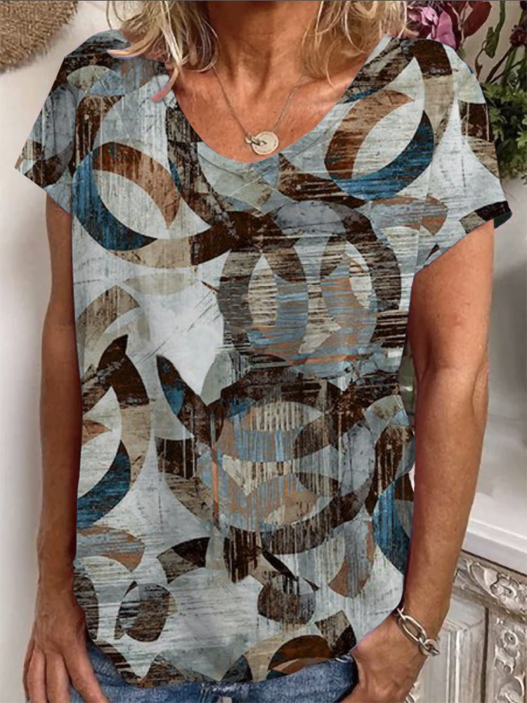 Damen Lockere Bluse mit buntem Paisleymuster Echo Archiv