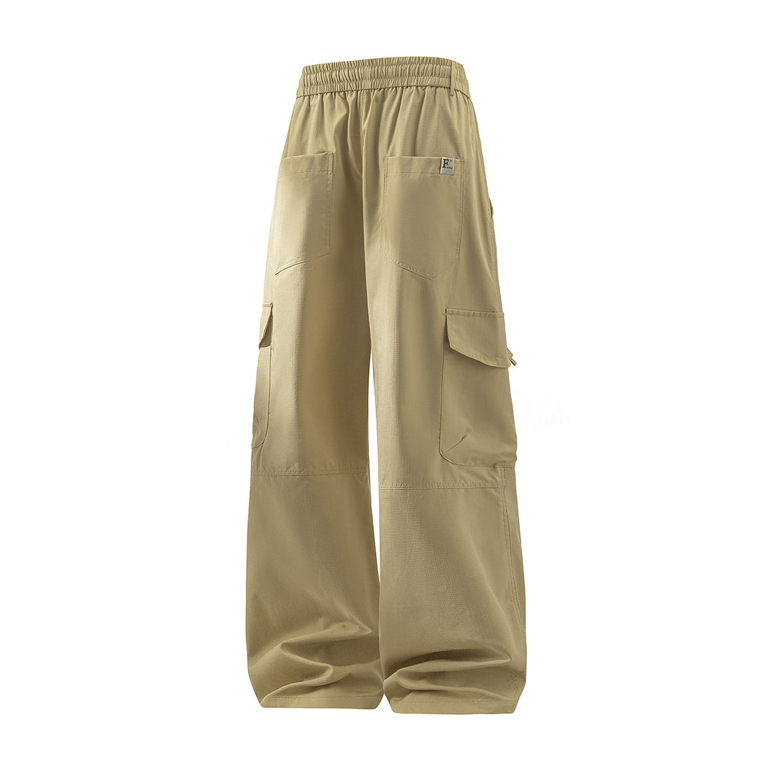 Herren Weite Cargo-Hose mit Tunnelzugbund, Utility‑Klappentaschen & entspannter Baggy‑Silhouette Echoarchiv