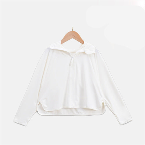 Damen Leichte UV-Schutzjacke mit Kapuze und atmungsaktiven Eigenschaften Echo Archiv