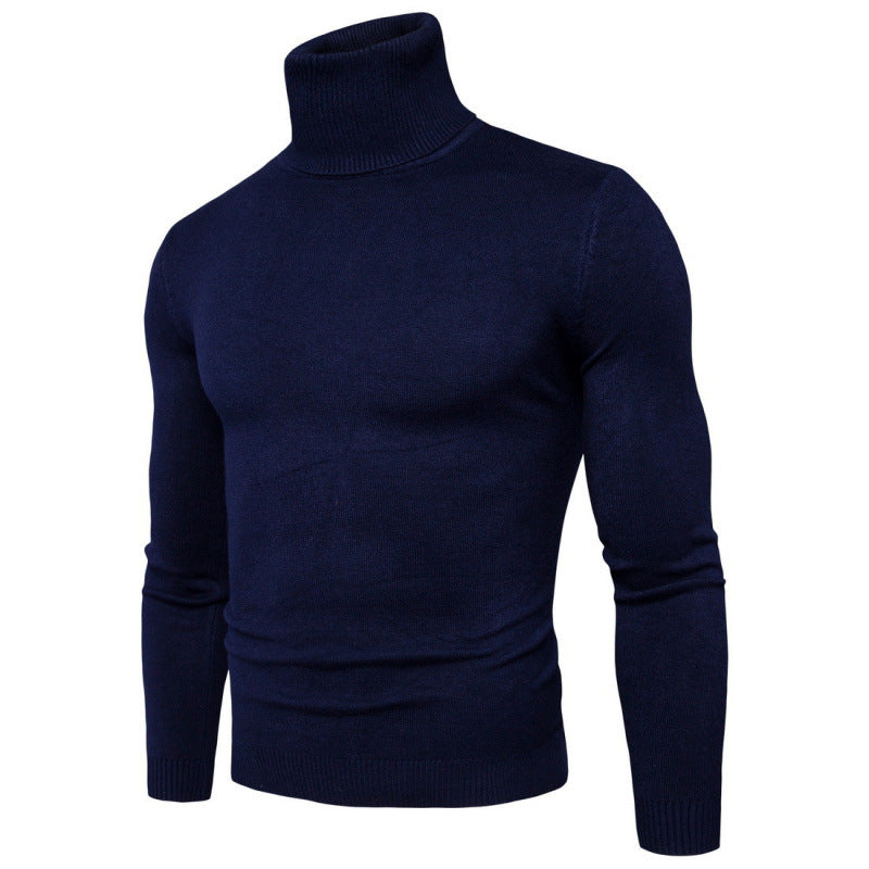 Herren Rollkragenpullover aus hochwertiger Baumwollmischung Echoarchiv