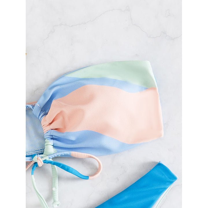 Damen Bandeau-Bikini mit verspieltem Schnitt Echo Archiv