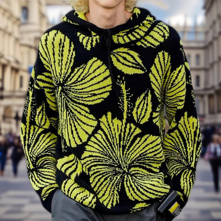 Unisex Kapuzenpullover mit einzigartigem floralem Design Echoarchiv