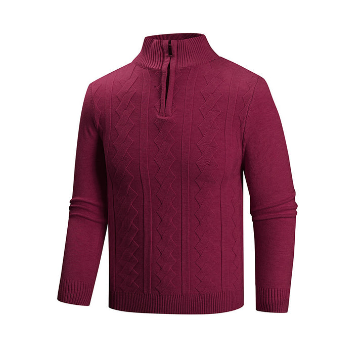 Herren Strickpullover mit hohem Kragen Echoarchiv