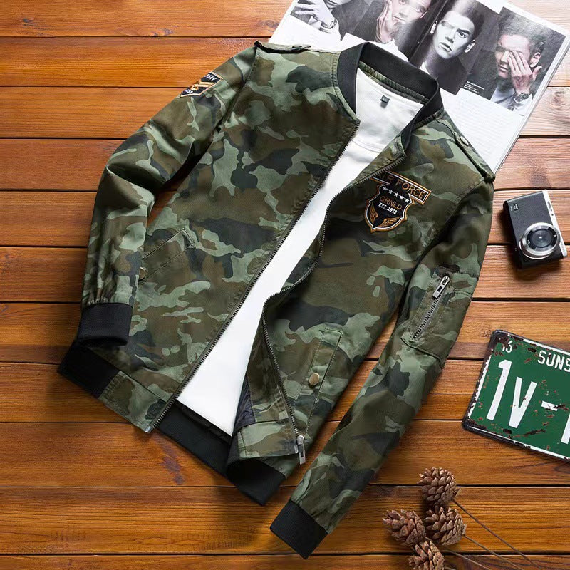 Herren Camouflage Bomberjacke Echoarchiv