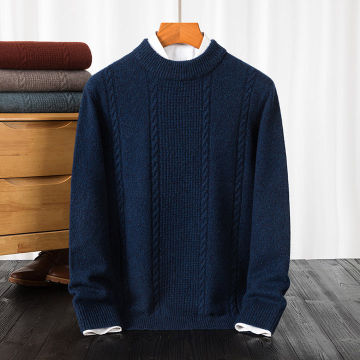 Herren edler Strickpullover mit Rollkragen Echoarchiv