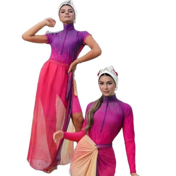 Damen modischer Schwimmanzug mit elegantem Wickellook Echo Archiv