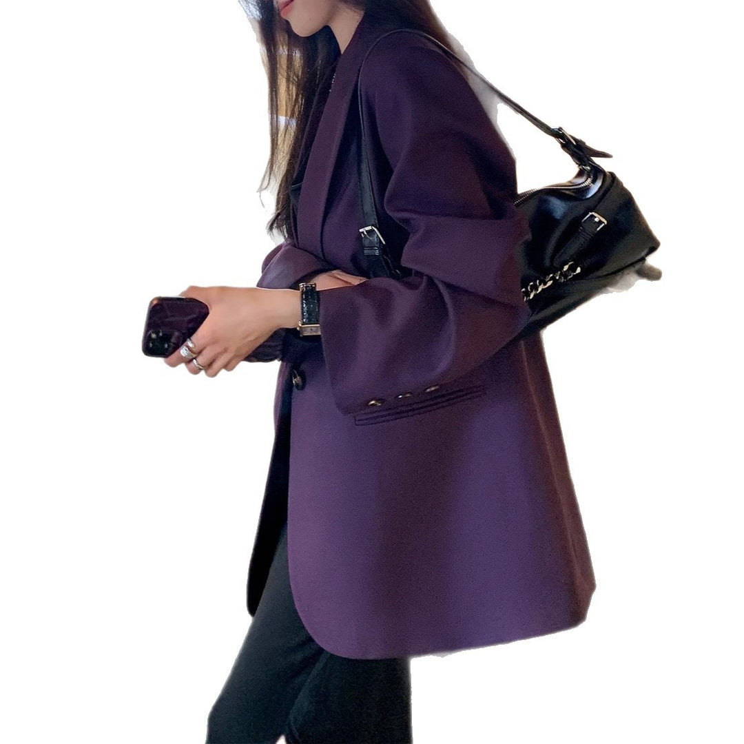 Damen Stilvoller Oversized Blazer Echoarchiv
