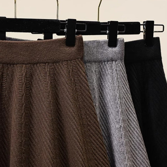 Damen Gemusterter Strickrock Echo Archiv