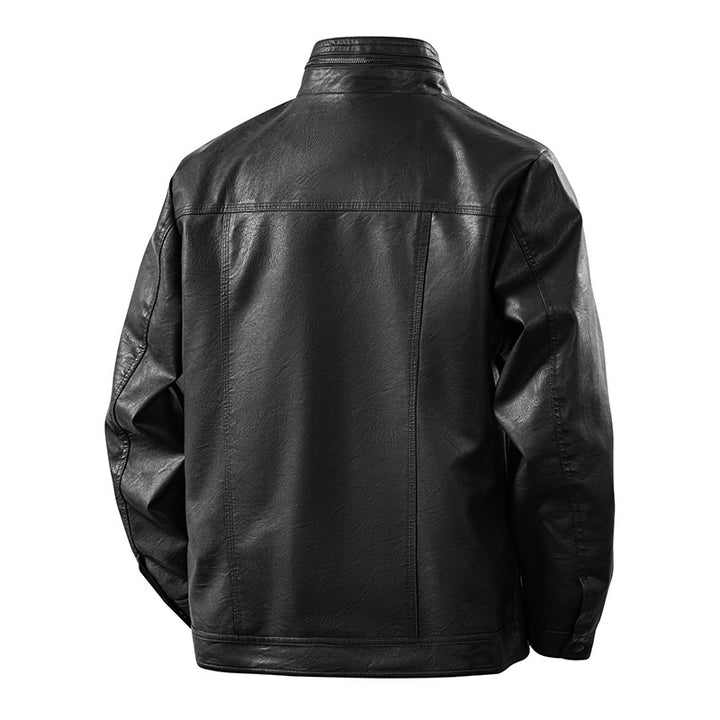 Herren Kunstlederjacke im sportlichen Design – Valtoré