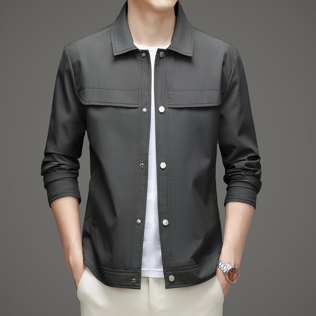 Herren Modische Übergangsjacke mit strukturiertem Design Echo Archiv