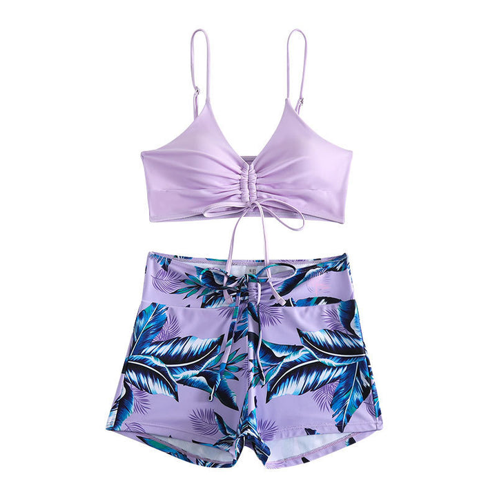 Damen Bikini-Set mit verstellbarem Oberteil und Blumenmuster Echo Archiv