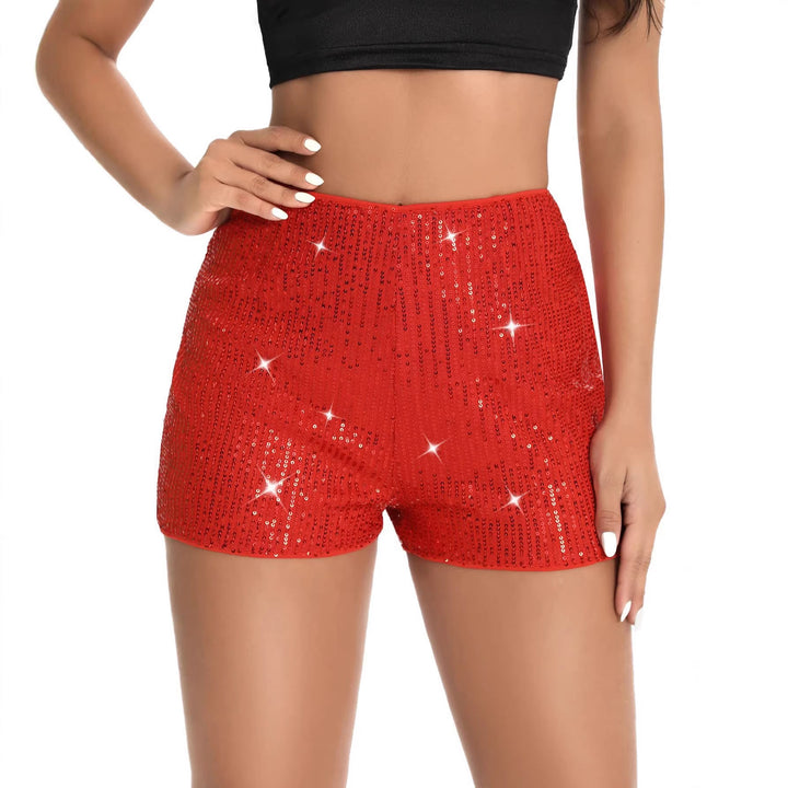 Damen glamouröse Pailletten-Shorts Echo Archiv