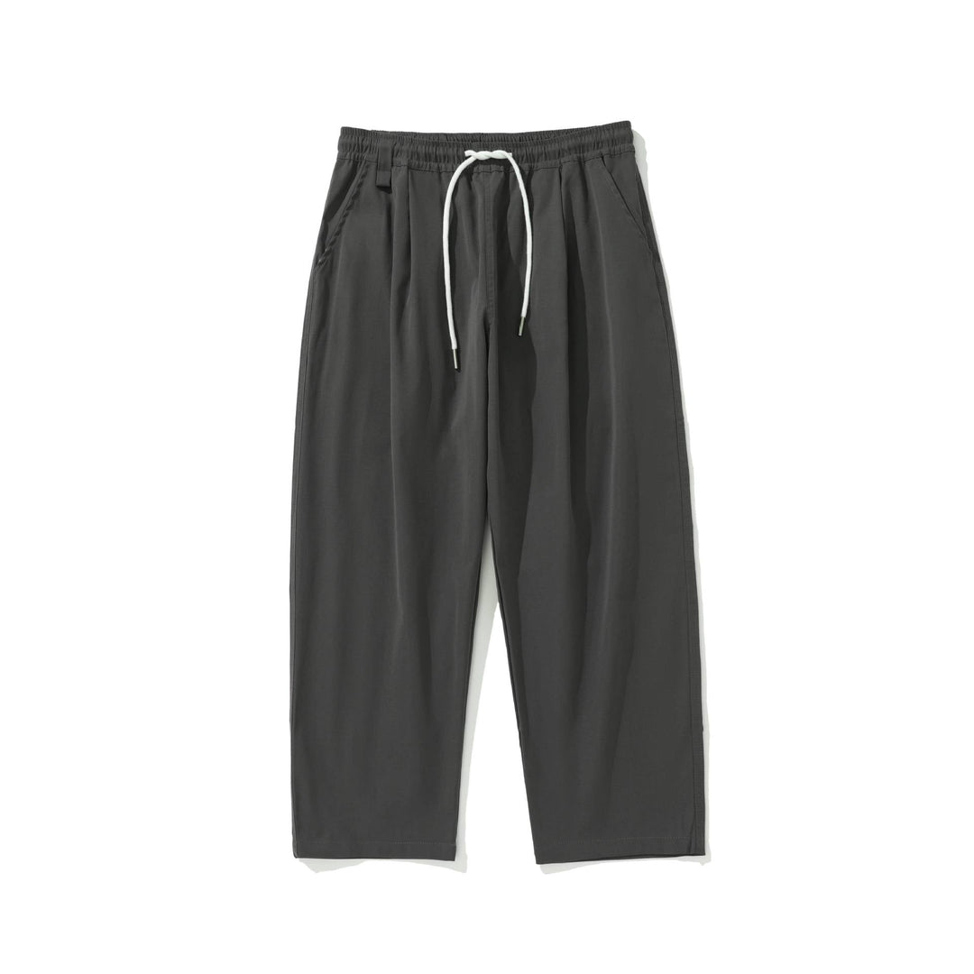 Damen Cropped-Komforthose mit elastischem Bund und Tunnelzug Echoarchiv