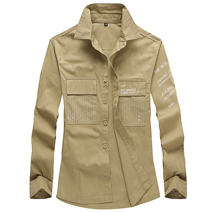 Herren Modische Utility-Hemdjacke Echo Archiv