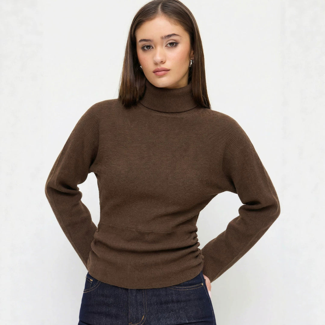 Damen Eleganter Rollkragenpullover Echo Archiv