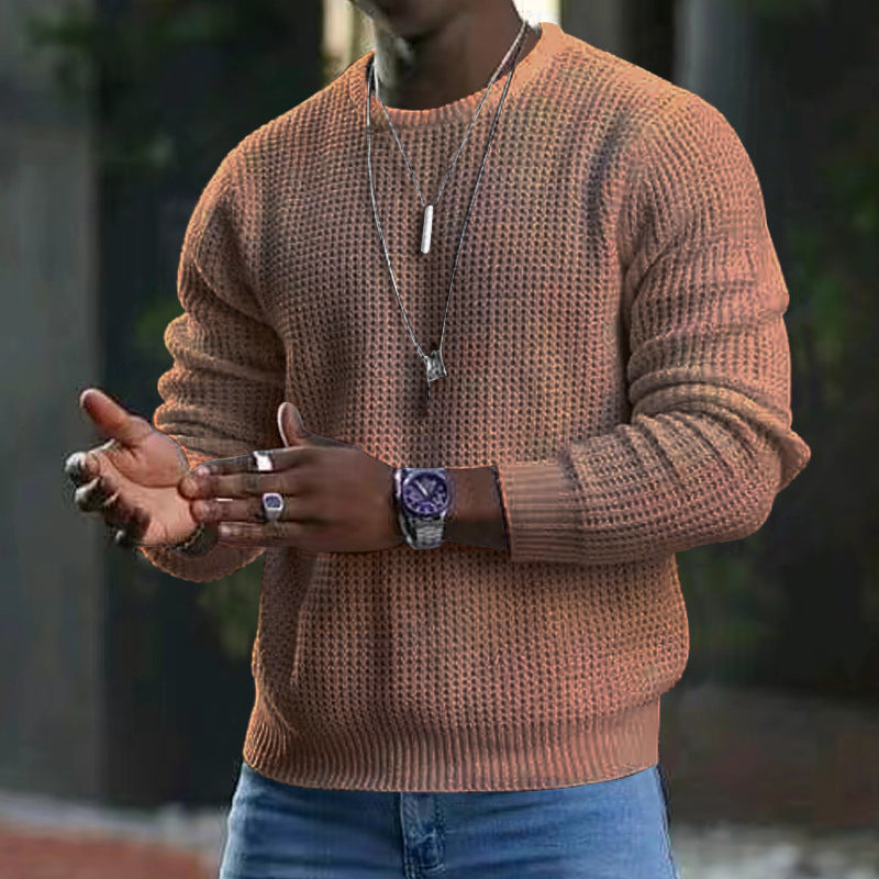 Herren Strukturierter Pullover Echoarchiv