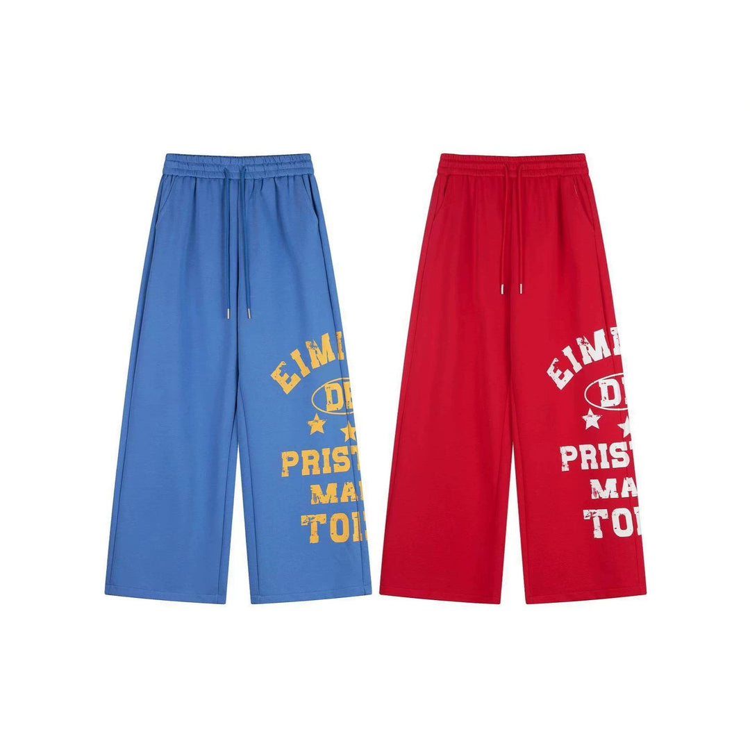 Damen Bequeme Breitbeinige Jogginghose Echoarchiv