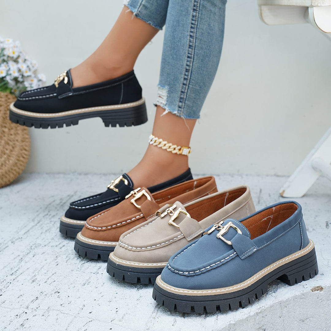 Damen Chunky‑Loafer mit profilierter Lug‑Sohle und Ziergebiss Echo Archiv
