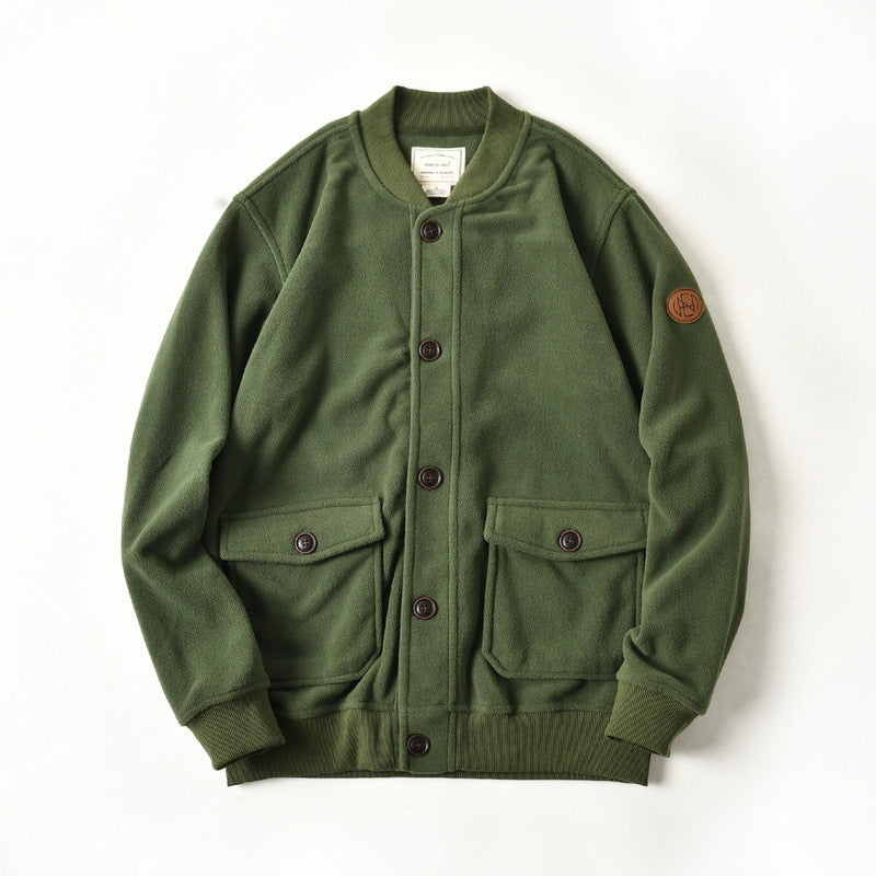 Herren Fleecejacke mit praktischen Taschen – Taviero
