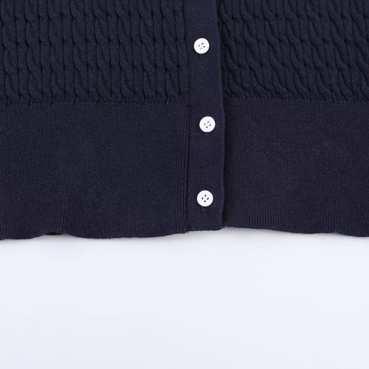 Damen Strickbluse mit eleganter Kragenverzierung Echo Archiv