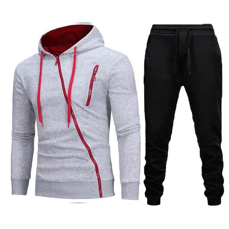 Herren Funktionsjacke mit asymmetrischem Reißverschluss und sportlicher Passform Echoarchiv