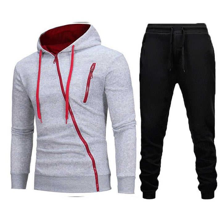 Herren Funktionsjacke mit asymmetrischem Reißverschluss und sportlicher Passform Echoarchiv