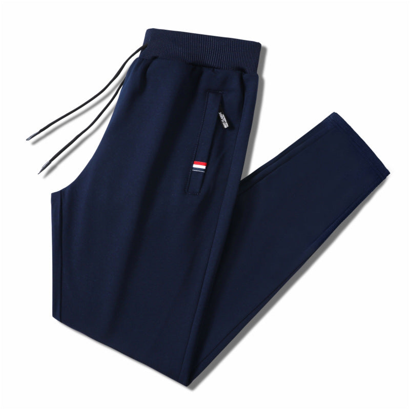 Herren Slim-Fit Jogginghose mit elastischem Rippbund, Kordelzug und Reißverschlusstaschen Echo Archiv