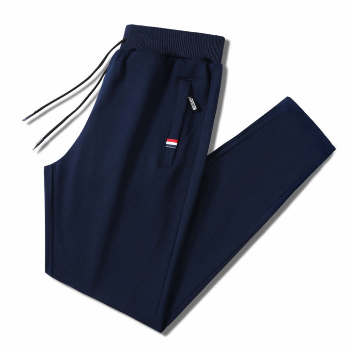 Herren Slim-Fit Jogginghose mit elastischem Rippbund, Kordelzug und Reißverschlusstaschen Echo Archiv