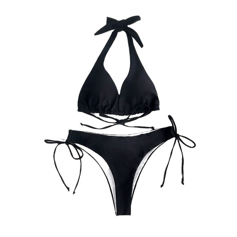 Damen Triangel-Bikini mit hohem Komfort und verspielten Bindebändern Echo Archiv