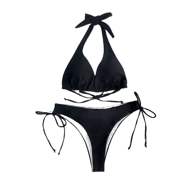 Damen Triangel-Bikini mit hohem Komfort und verspielten Bindebändern Echo Archiv