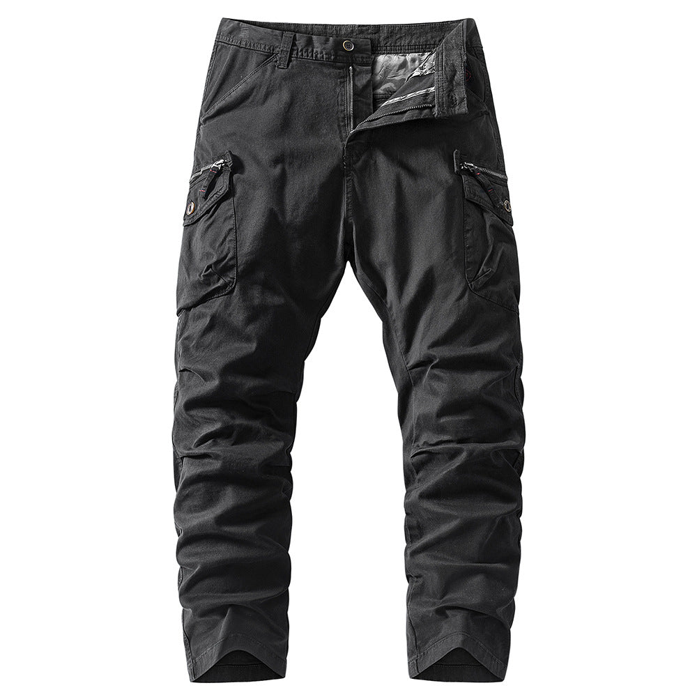 Herren modische Cargo-Hose mit vielseitigen Taschen und strapazierfähigem Material Echoarchiv