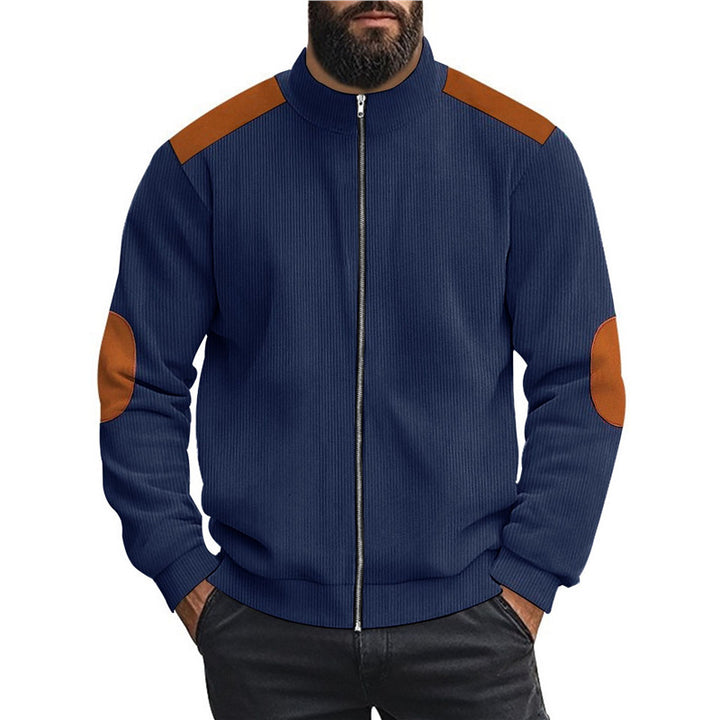 Herren Sportliche Zip-Jacke mit Taschen Echoarchiv