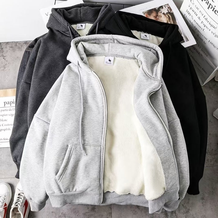 Damen Bequeme Kapuzenjacke Echoarchiv