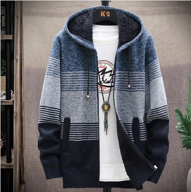 Herren modische Kapuzenjacke mit strukturiertem Design Echoarchiv