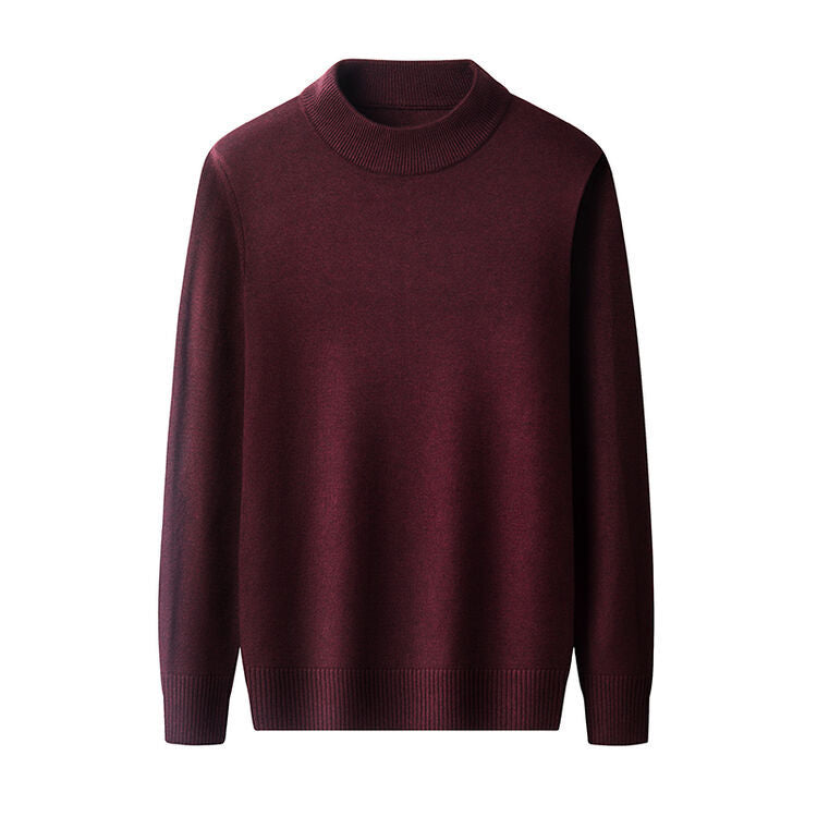 Herren eleganter Pullover mit hochgeschlossenem Kragen Echoarchiv
