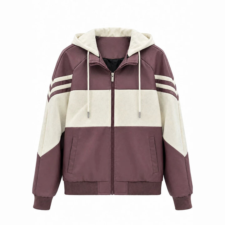 Damen Sportliche Kapuzenjacke Echo Archiv