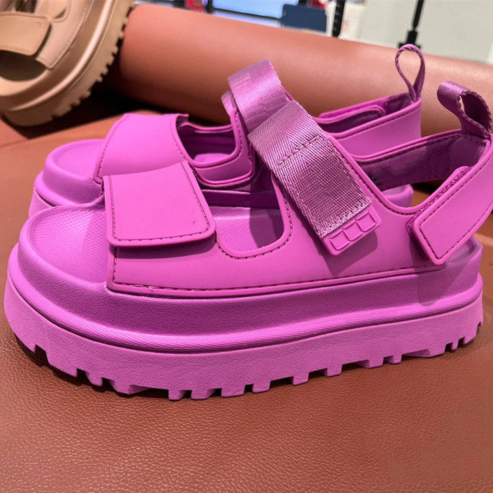 Damen Sportliche Sandalen mit ergonomischem Fußbett und rutschfester Sohle Echoarchiv