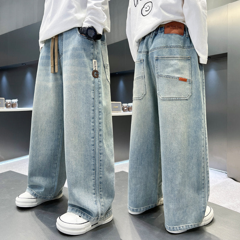 Herren weite Denim-Hose Echo Archiv