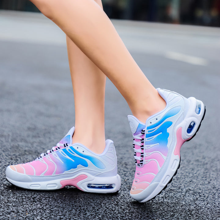 Herren Atmungsaktive Laufschuhe mit Luftkissen-Dämpfung und futuristischem Wellen-Design – Tavélo