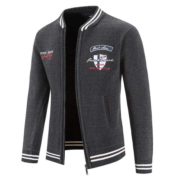 Herren sportliche Strickjacke mit vielseitigem Design Echoarchiv