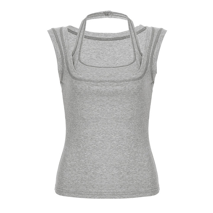 Damen Funktions-Tanktop mit doppeltem Trägersystem und atmungsaktivem Stoff Echo Archiv