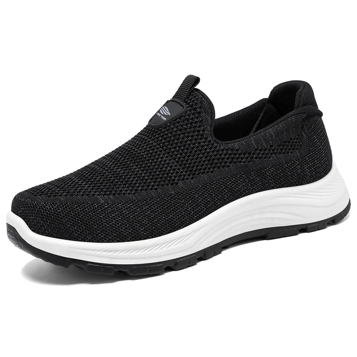 Damen nan nahtloser Strick-Comfort Slip-On Sneaker mit elastischem Einstieg und stoßdämpfender EVA-Zwischensohle Echo Archiv