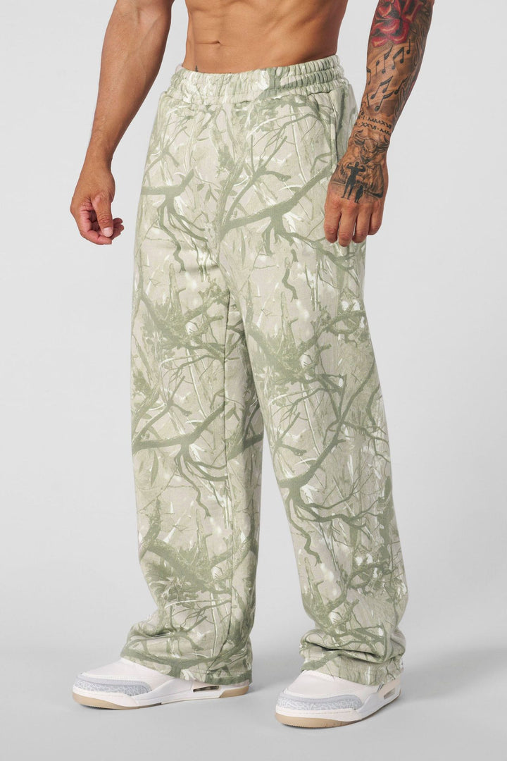 Herren Freizeithose im modernen Camouflage-Design mit elastischem Bund Echoarchiv